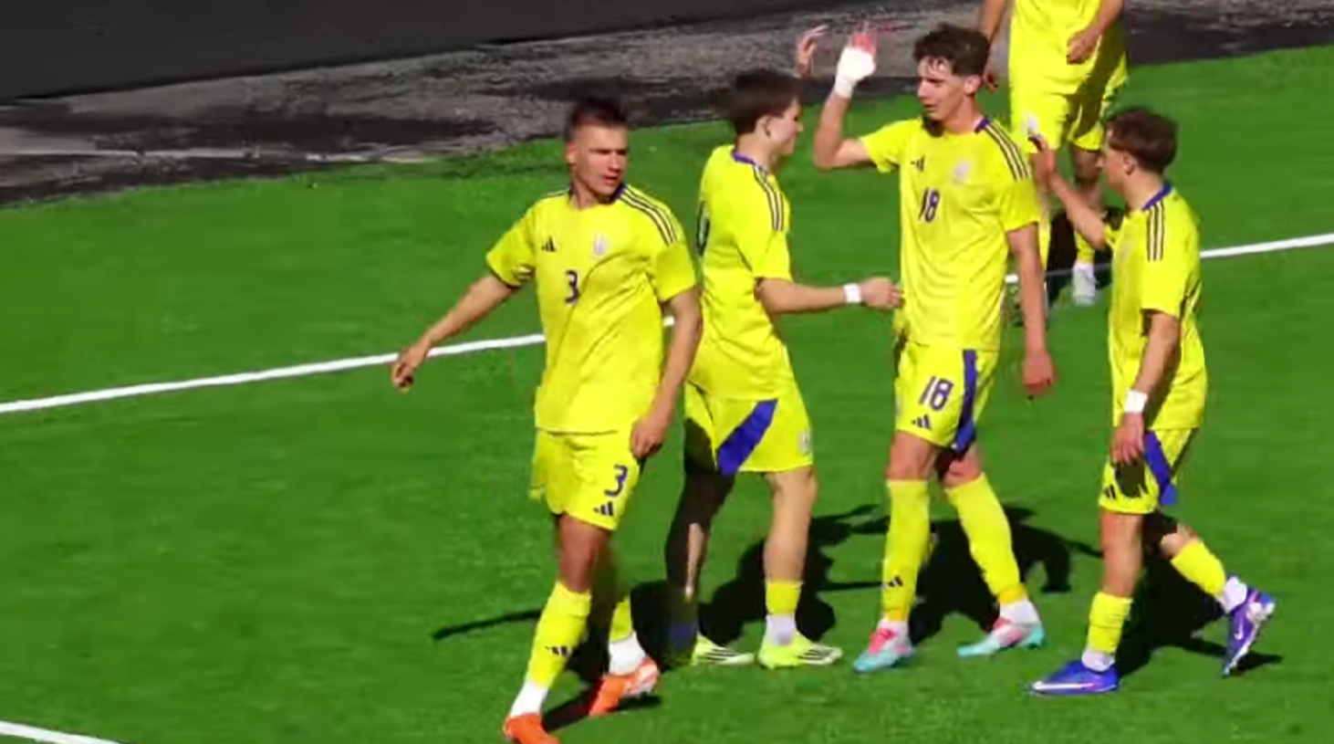 Збірна України U-19 / Скріншот