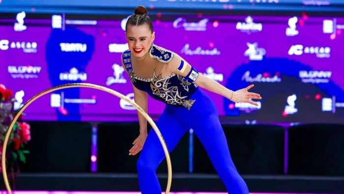 Онофрійчук вдруге поспіль здобула золото у багатоборстві на Гран-прі з художньої гімнастики