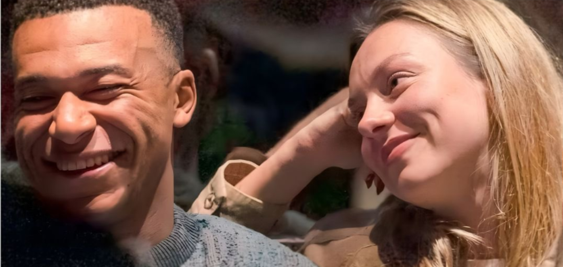 Кіліан Мбаппе і Естер Експозіто / Фото папараці