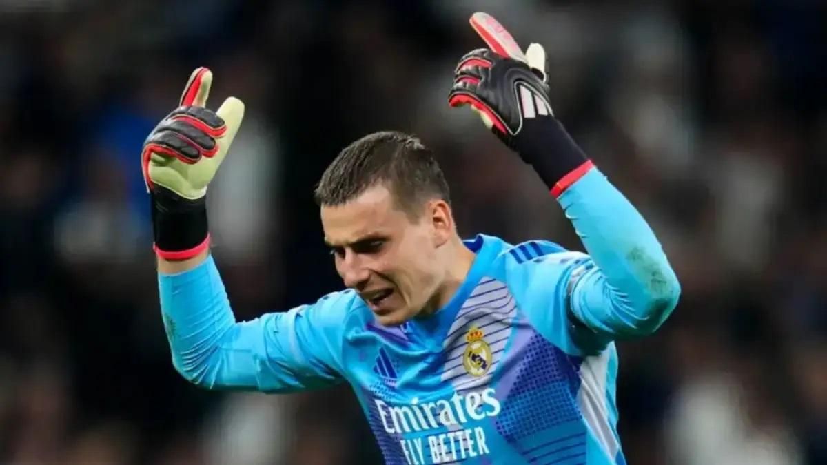 Андрій Лунін / фото: Diego Souto/Getty Images