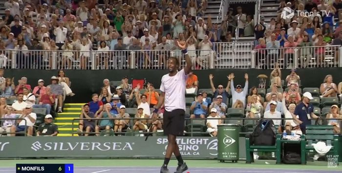 Монфис выиграл стартовый матч тысячника в Индиан-Уэллсе и вышел на девятую ракетку мира