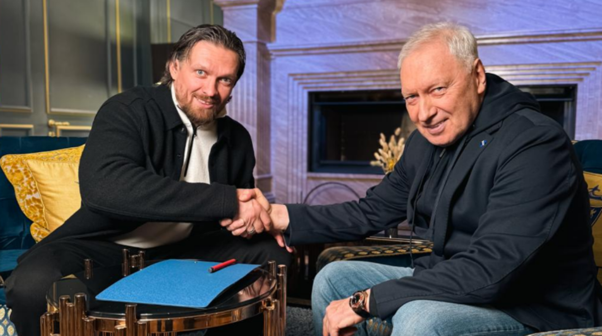 Усик і Буткевич / Фото ФК Полісся