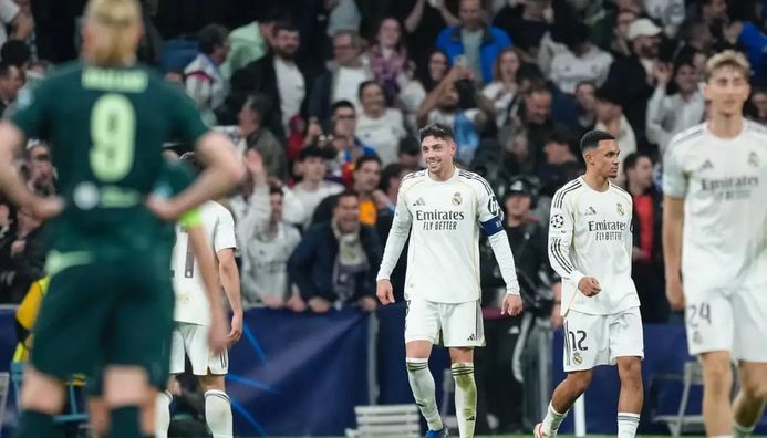 Хет-трик Вальверде і асист Куртуа у відеоогляді матчу Реал – Ман Сіті – 3:0 в ЛЧ 