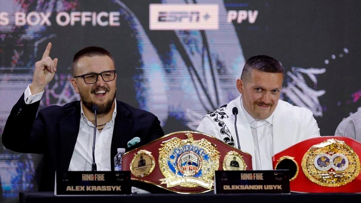 Красюк і Усик / Фото REUTERS/Andrew Couldridge Красюк і Усик / Фото REUTERS/Andrew Couldridge