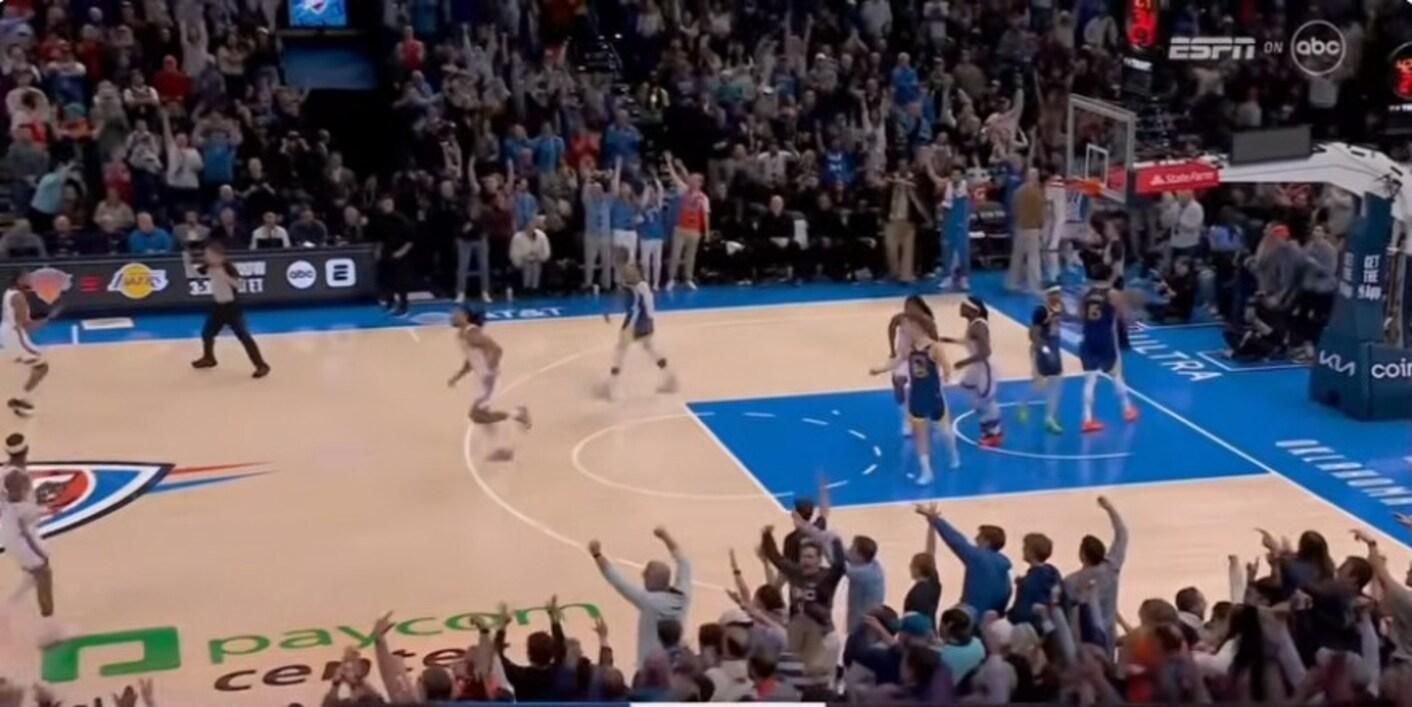 Оклахома-Сіті – Голден Стейт / Скріншот