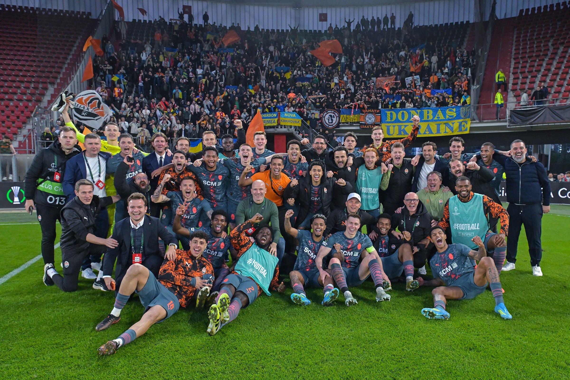 Шахтар після виходу в півфінал / Фото ФК Шахтар