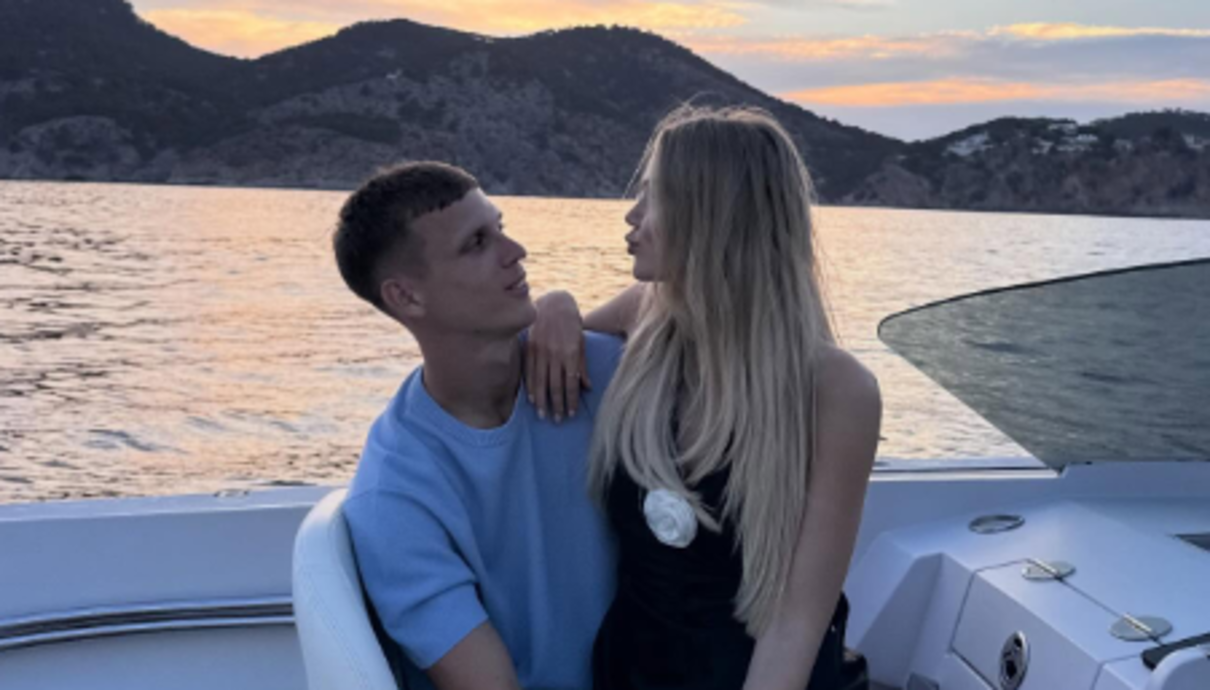 Дані Ольмо з коханою / Фото з соцмереж