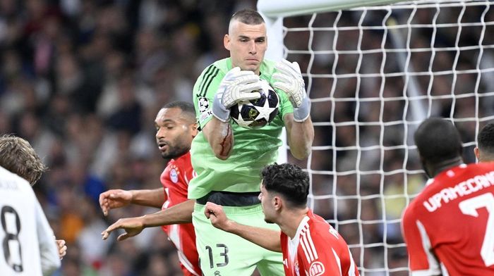 Реал проиграл Баварии в суперматче 1/4 финала ЛЧ – Лунин совершил 5 сейвов, Мбаппе и Кейн обменялись голами