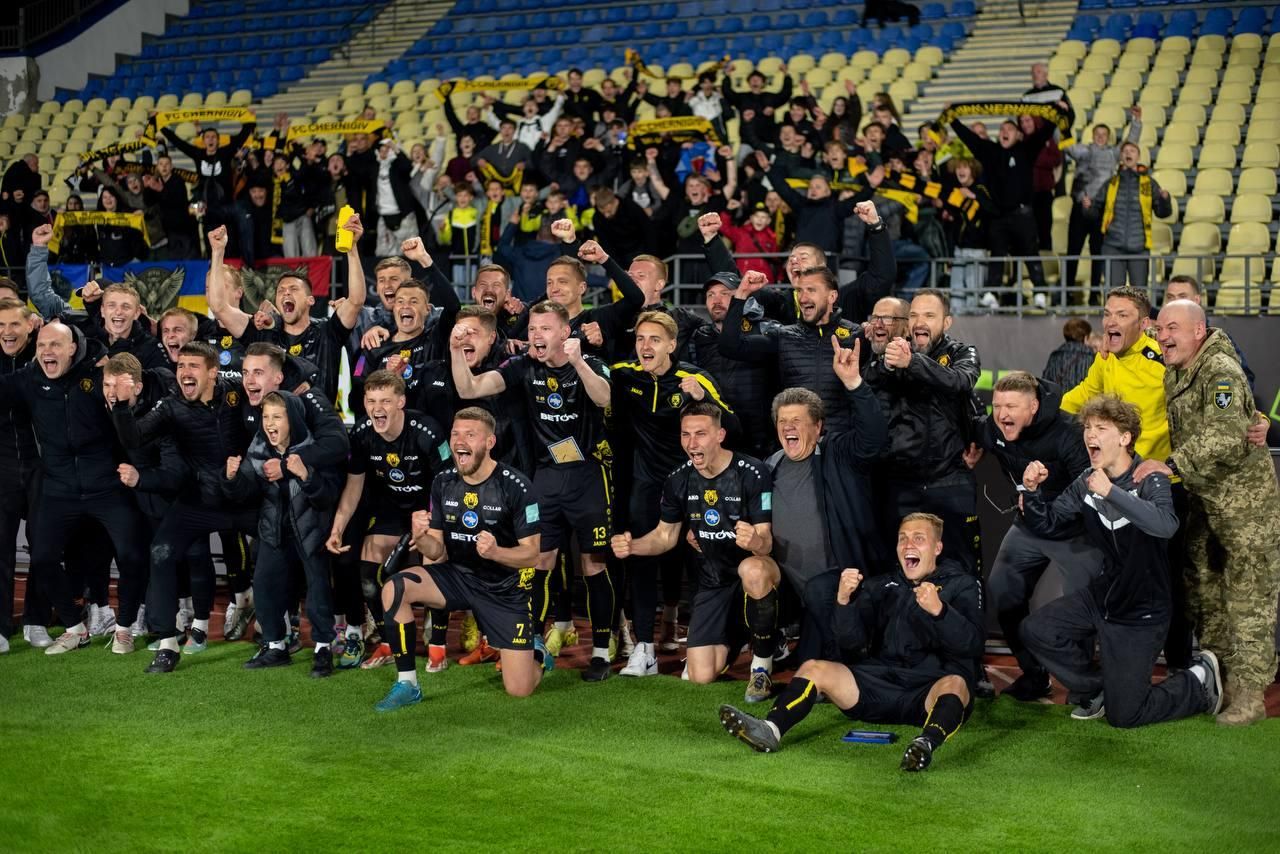 Чернігів після перемоги / Фото з соцмереж клубу