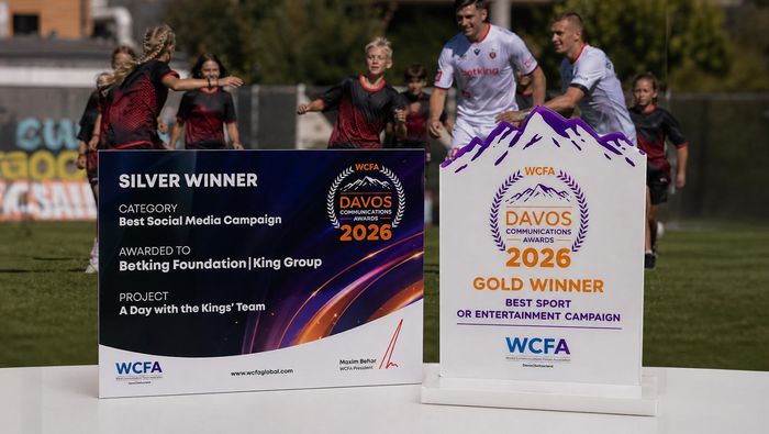 Betking Foundation отримав дві міжнародні нагороди на Davos Communications Awards 2026