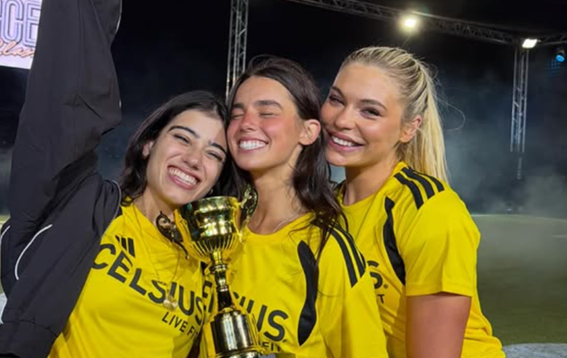 Самая красивая чемпионка Олимпиады сменила вид спорта и подалась в футбол – выиграла 5:1 и заработала 15 тысяч долларов