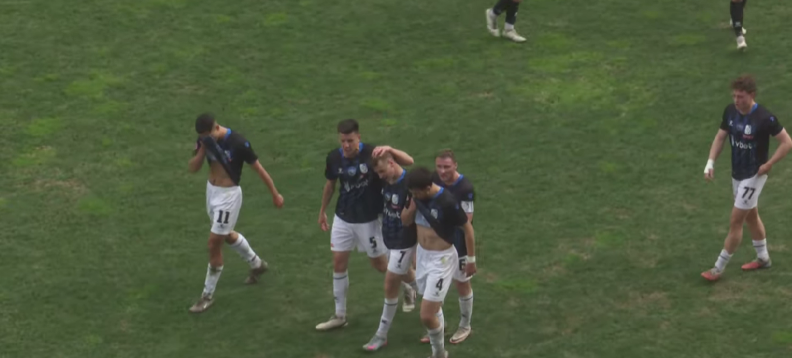 Гравці Чорноморця / Скріншот