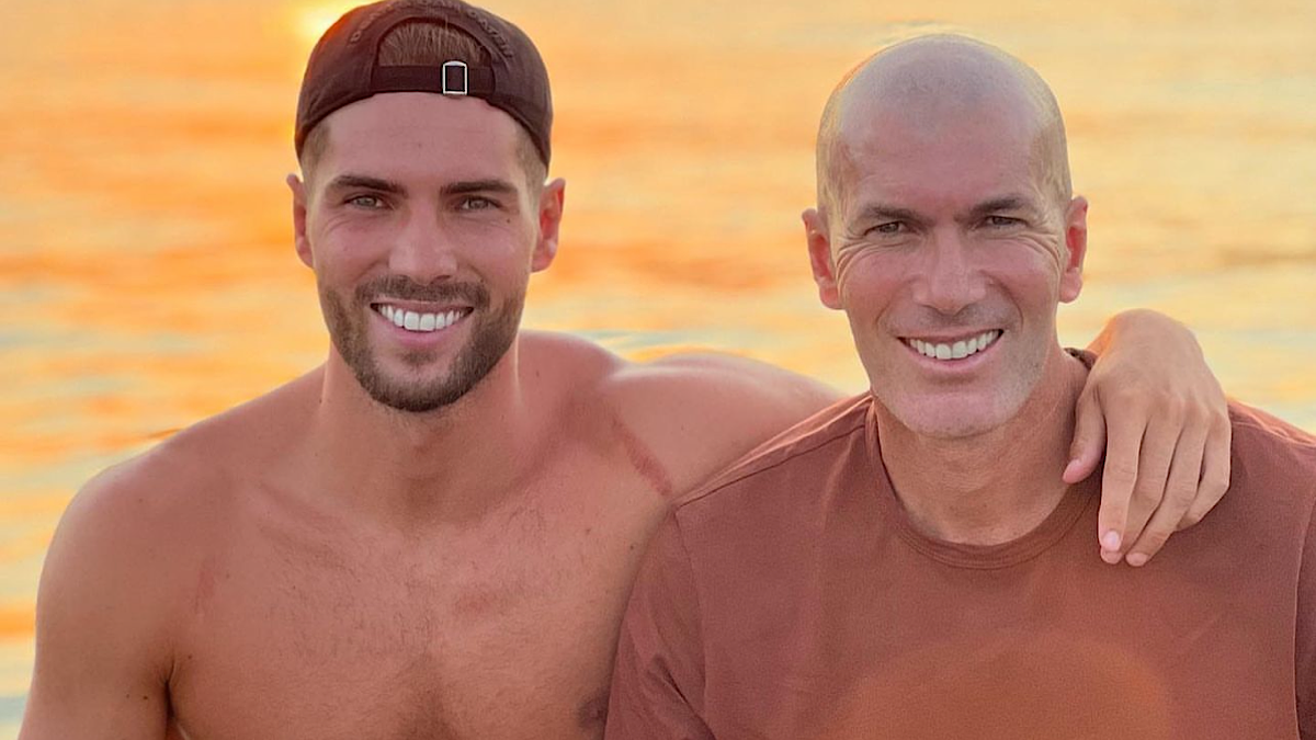 Лука Зідан з батьком / Фото з Instagram