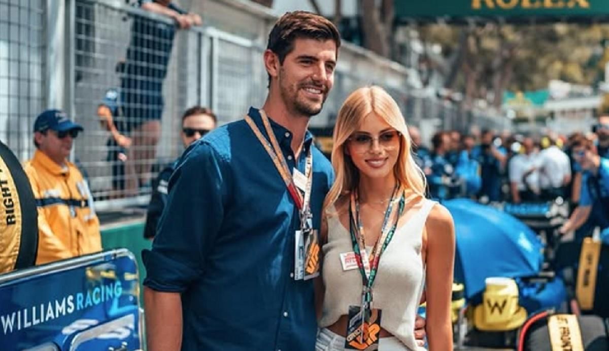 Тибо Куртуа и Мишель Герциг / Инстаграм