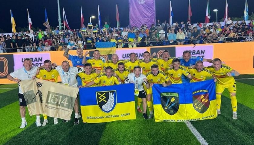 Сборная Украины по сокке разгромила Латвию на старте чемпионата Европы