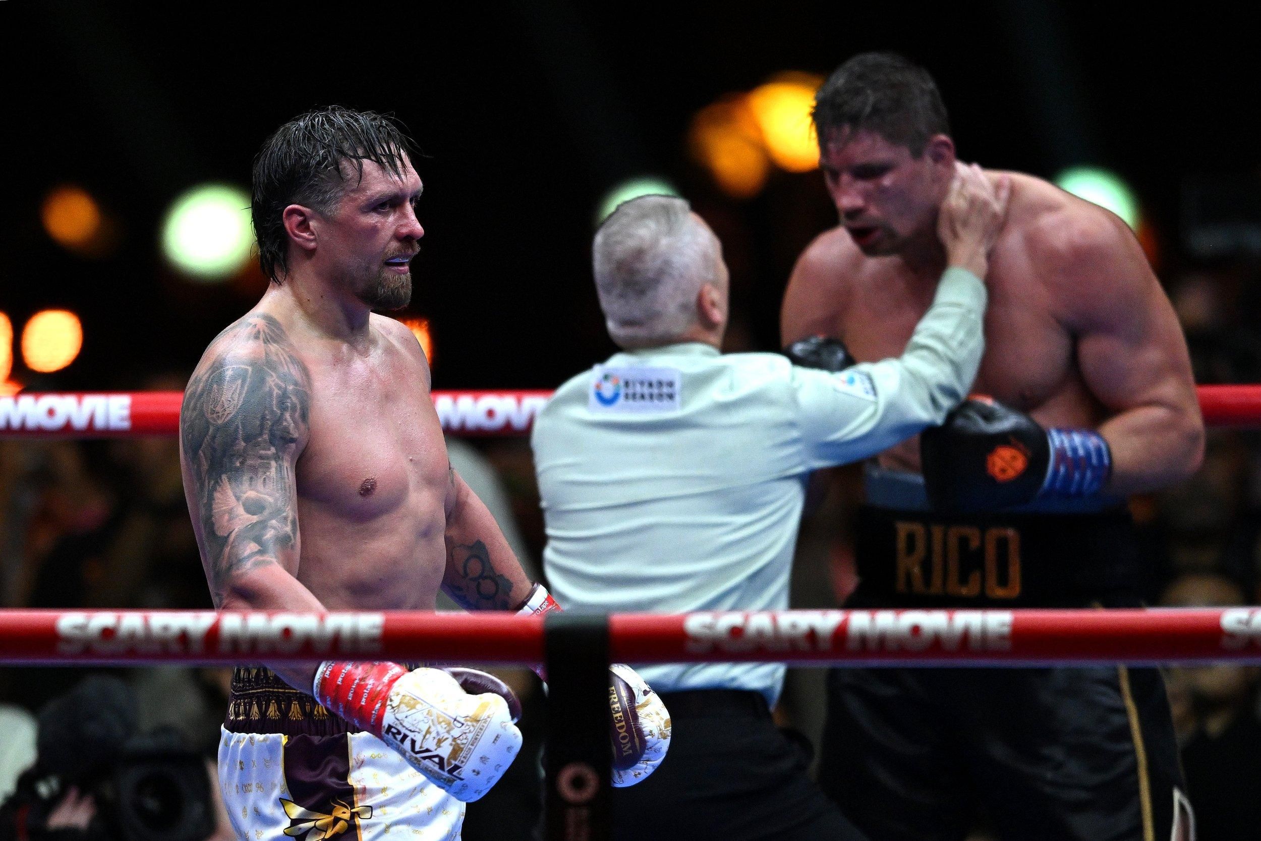 Олександр Усик – Ріко Верховен / Getty images Олександр Усик – Ріко Верховен / Getty images