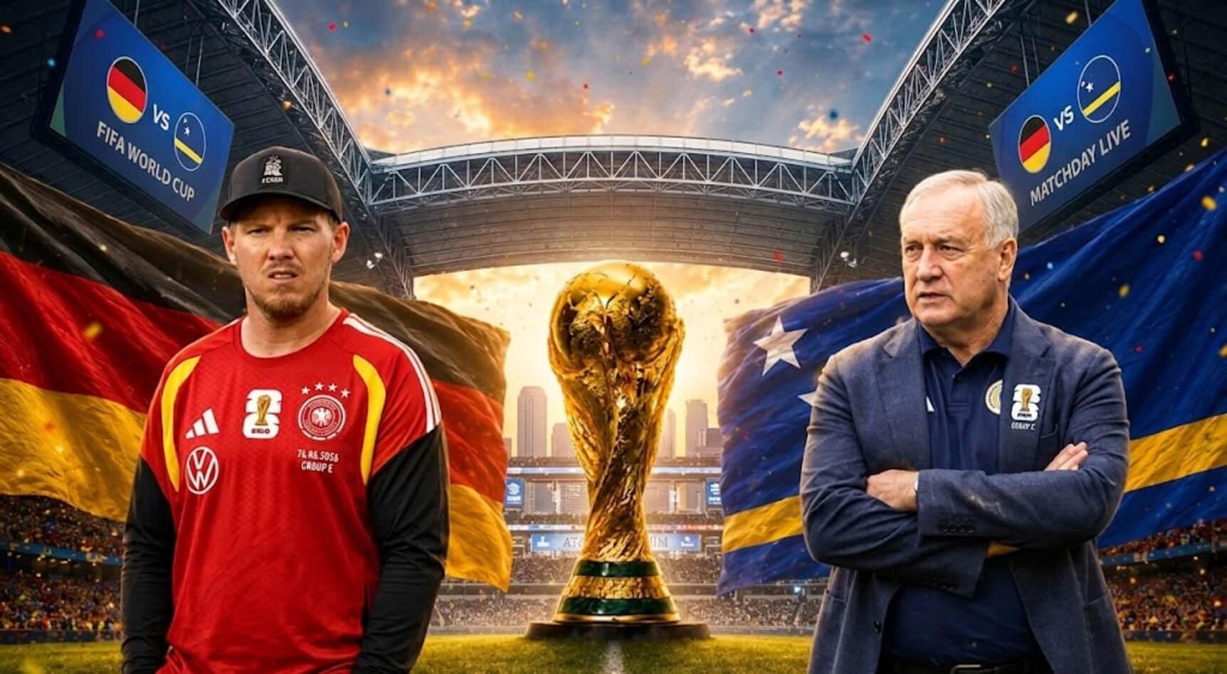Германия – Кюрасао на ЧМ-2026 / Коллаж Спорт 24 Германия – Кюрасао на ЧМ-2026 / Коллаж Спорт 24