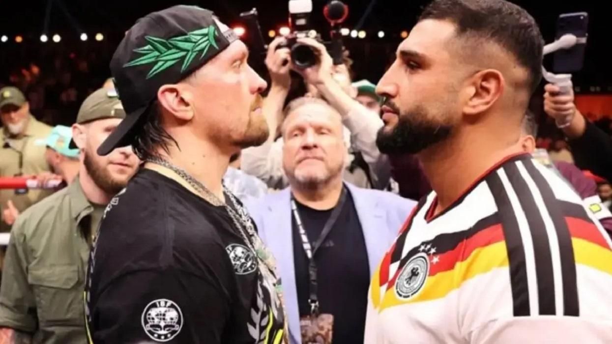 Александр Усик и Агит Кабаел / Фото: Марк Робинсон/Matchroom Boxing Александр Усик и Агит Кабаел / Фото: Марк Робинсон/Matchroom Boxing