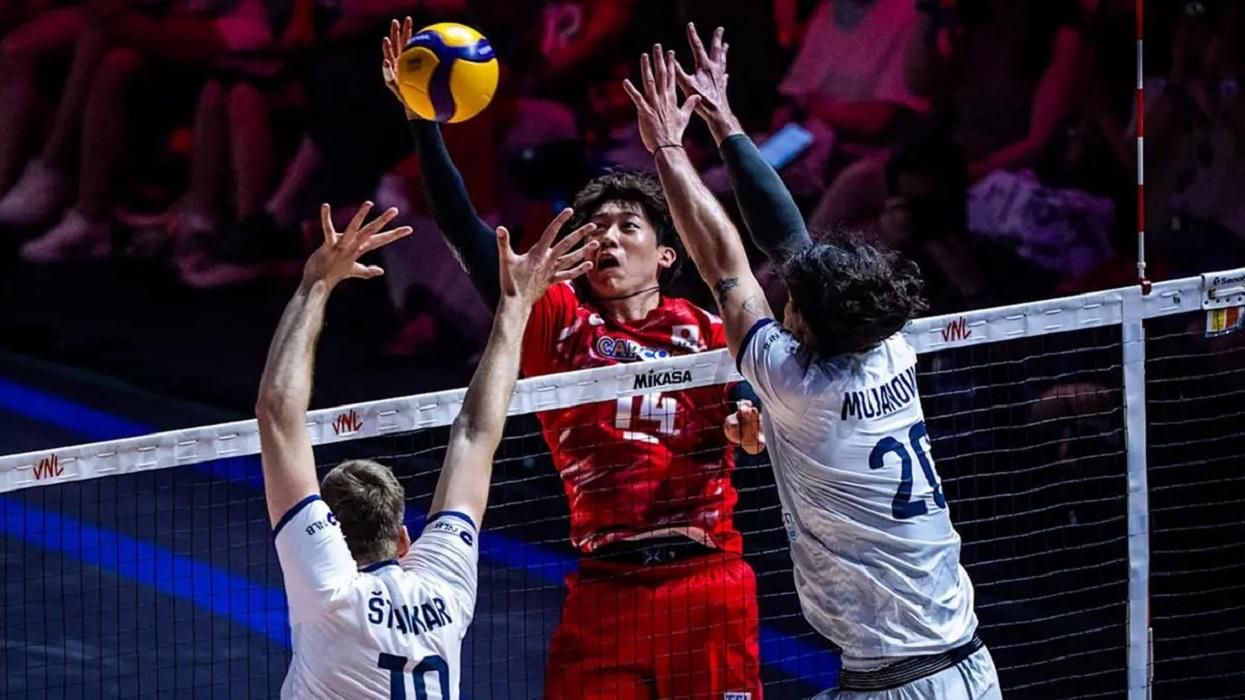 Словения победила Японию / фото: volleyballworld.com Словения победила Японию / фото: volleyballworld.com