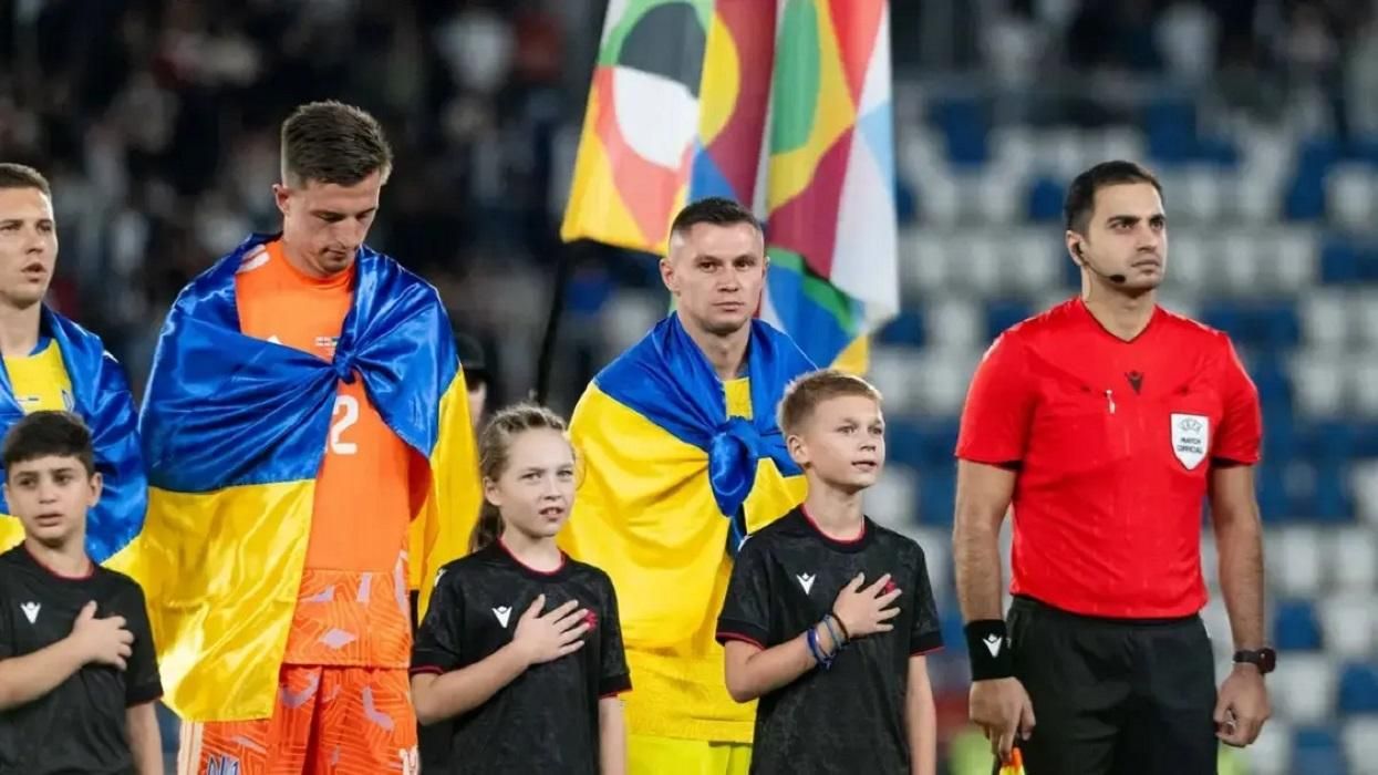 Трубін, Зубков та Назарина / Фото УАФ Трубін, Зубков та Назарина / Фото УАФ