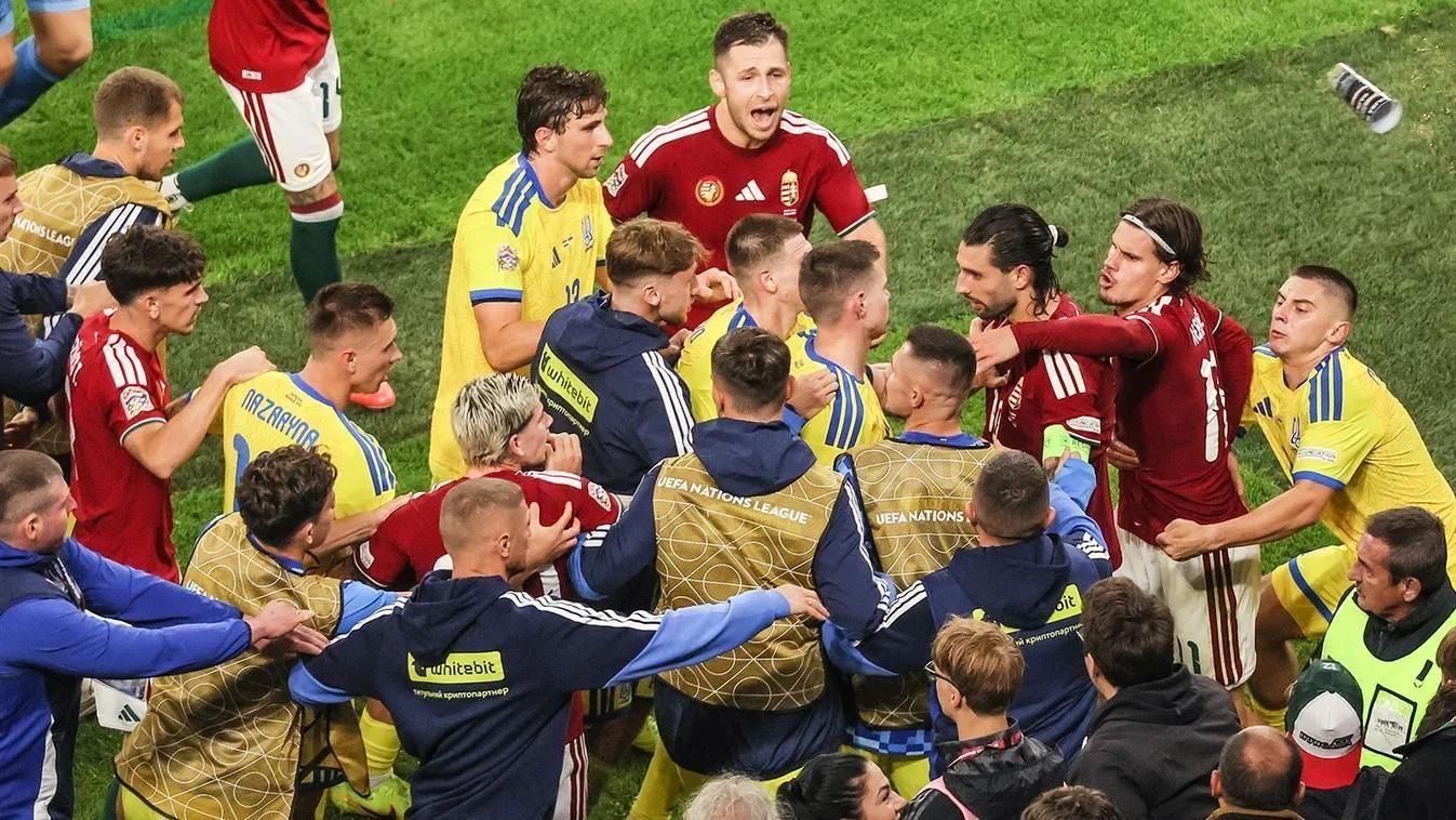 Угорщина – Україна: з'явилось нове відео бійки і конфлікту Циганкова і Собослая