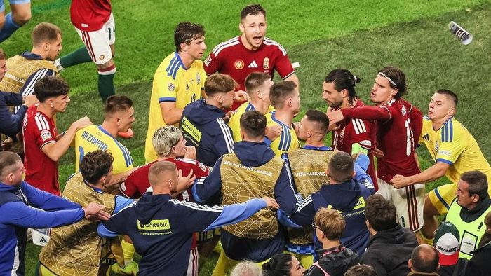 Венгрия – Украина: появилось новое видео драки и конфликта между Цыганковым и Собослаем